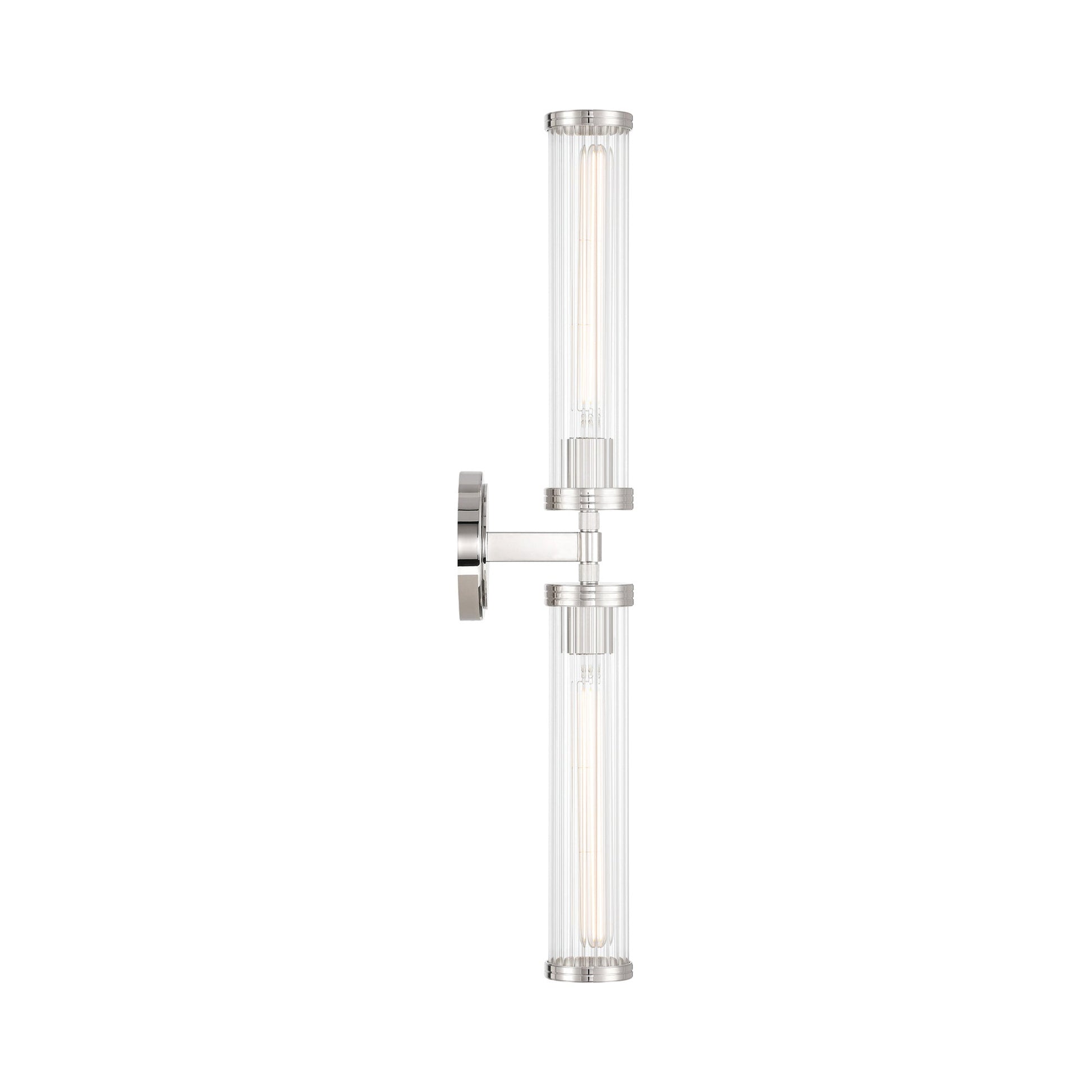 Jarvis Ribbed Wall Light in Detail.