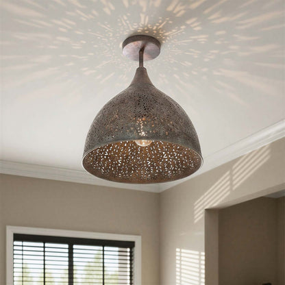 Jasmine Semi Flush Mount Ceiling Light in Detail.