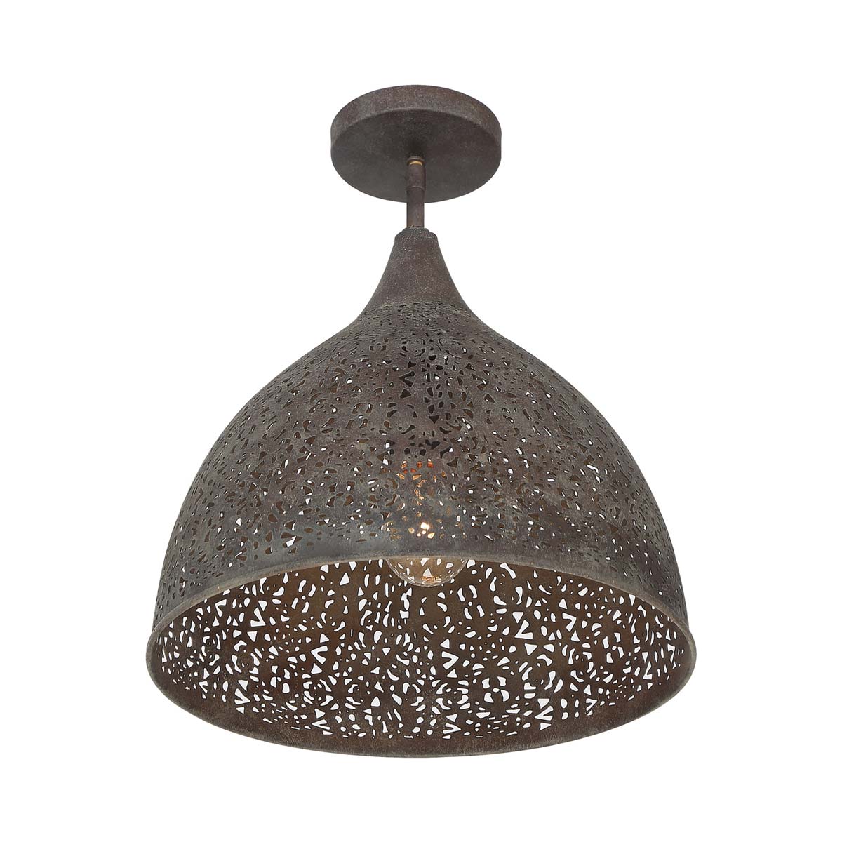 Jasmine Semi Flush Mount Ceiling Light in Detail.