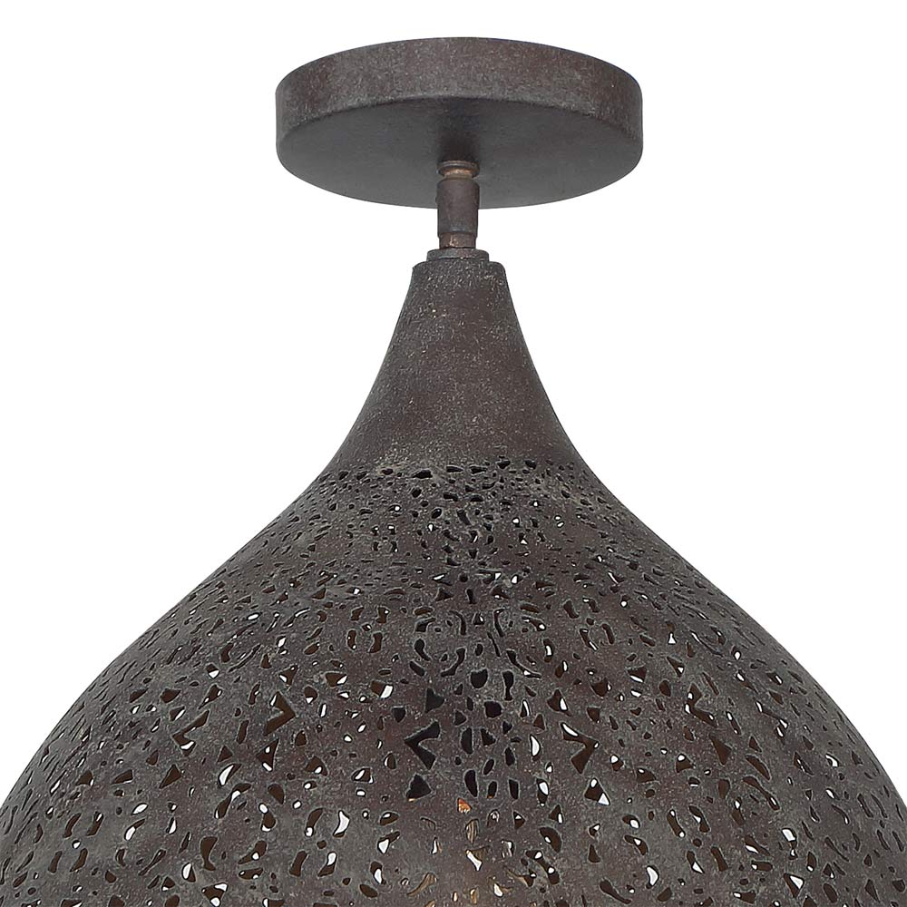 Jasmine Semi Flush Mount Ceiling Light in Detail.