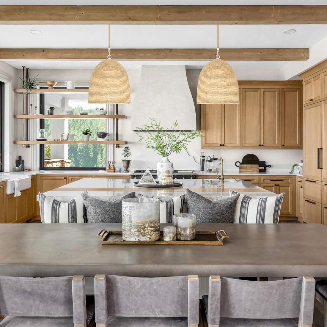 Jasper Pendant Light in dining room.