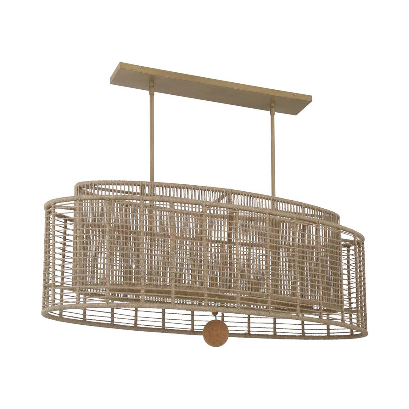 Jayna Linear Oval Chandelier.