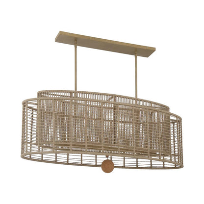 Jayna Linear Oval Chandelier.