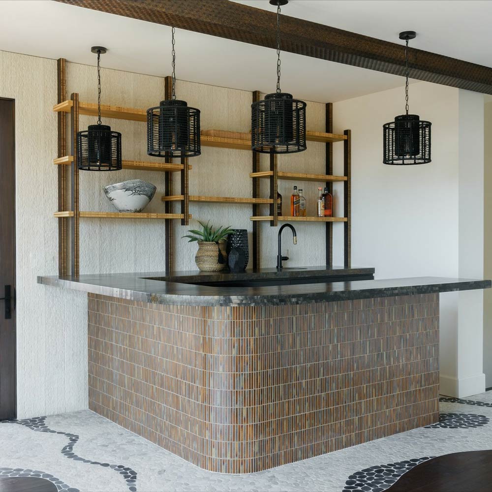 Jayna Pendant Light in living room.