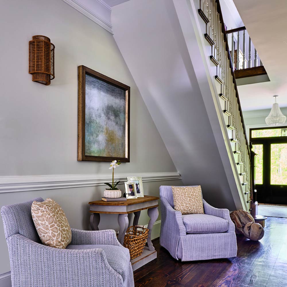 Jayna Wall Light in living room.