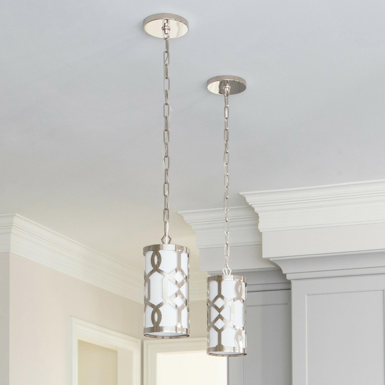 Jennings Pendant Light in living room.