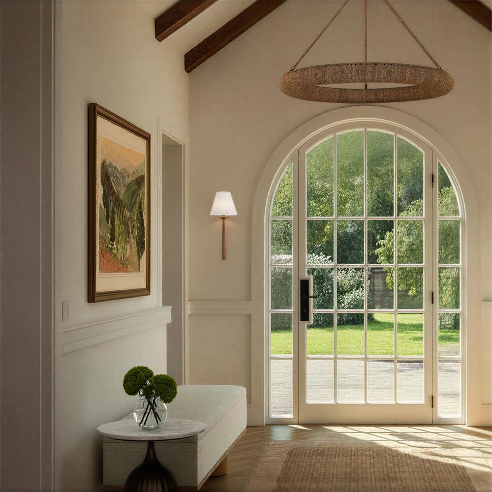 Jules Wall Light in hallway.