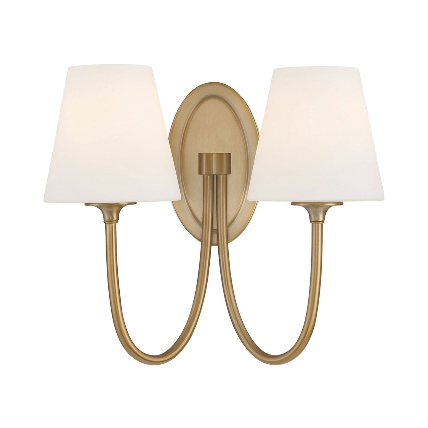 Juno Wall Light in Vibrant Gold (2-Light).