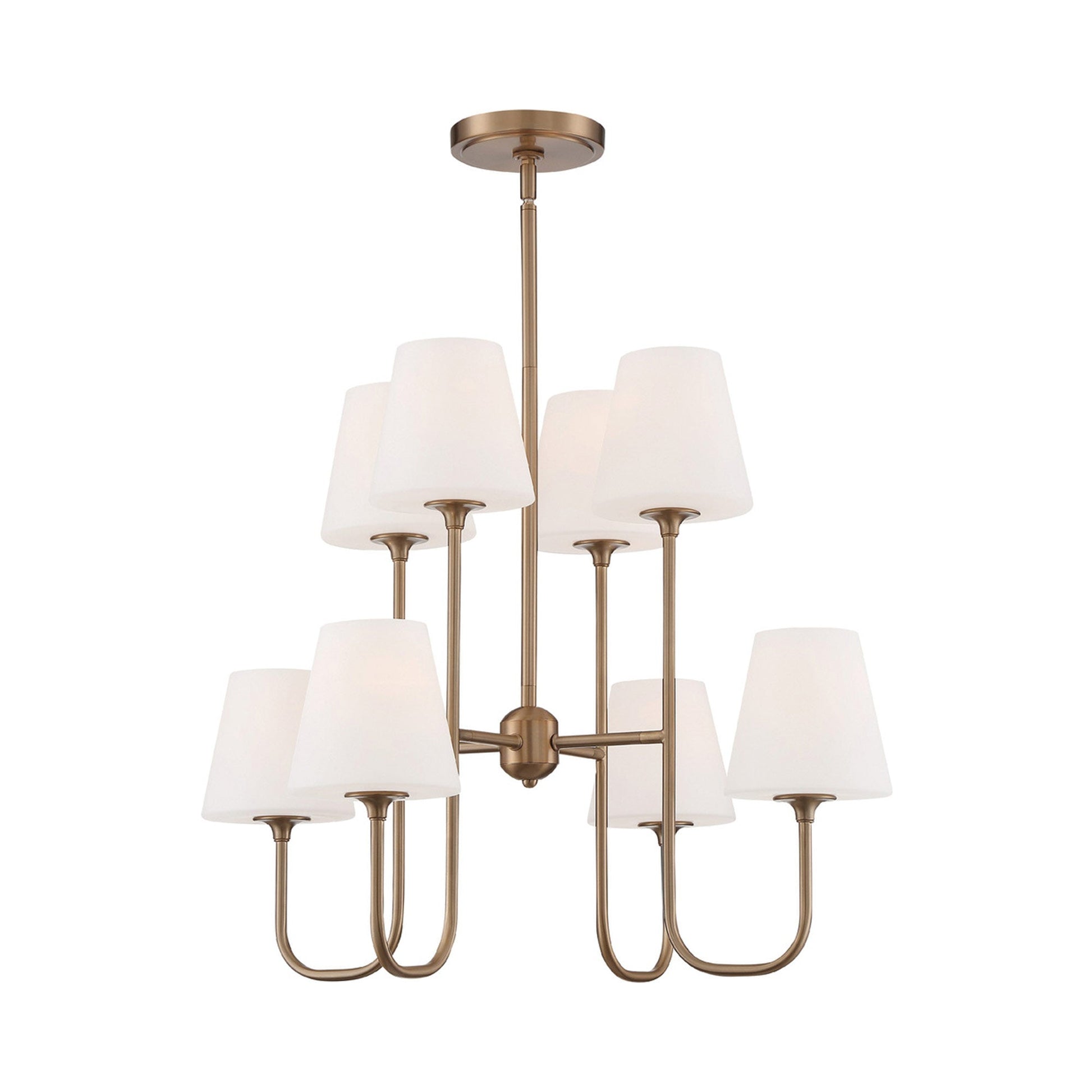 Keenan Chandelier in Vibrant Gold (8-Light).
