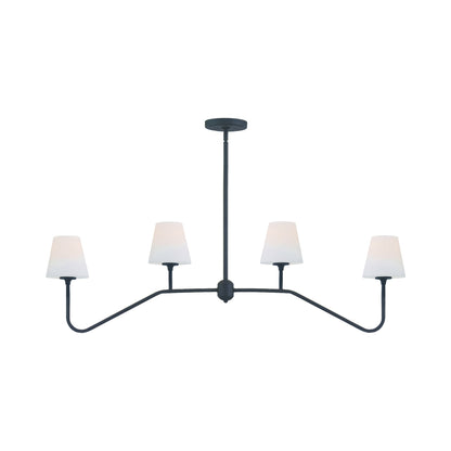 Keenan Linear Chandelier in Black Forged.
