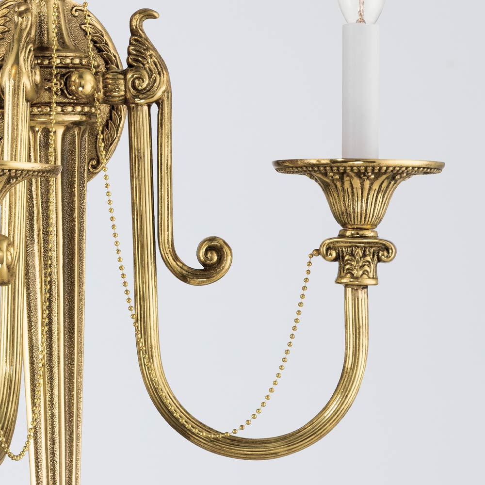 Langley Wall Light in Detail.