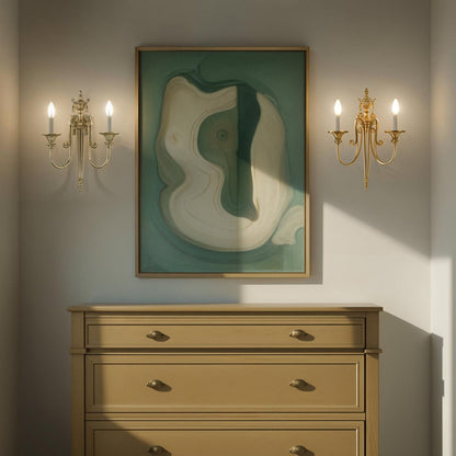 Langley Wall Light in living room.