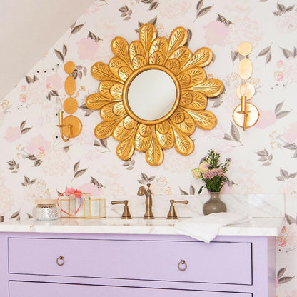 Layla Wall Light in bathroom.