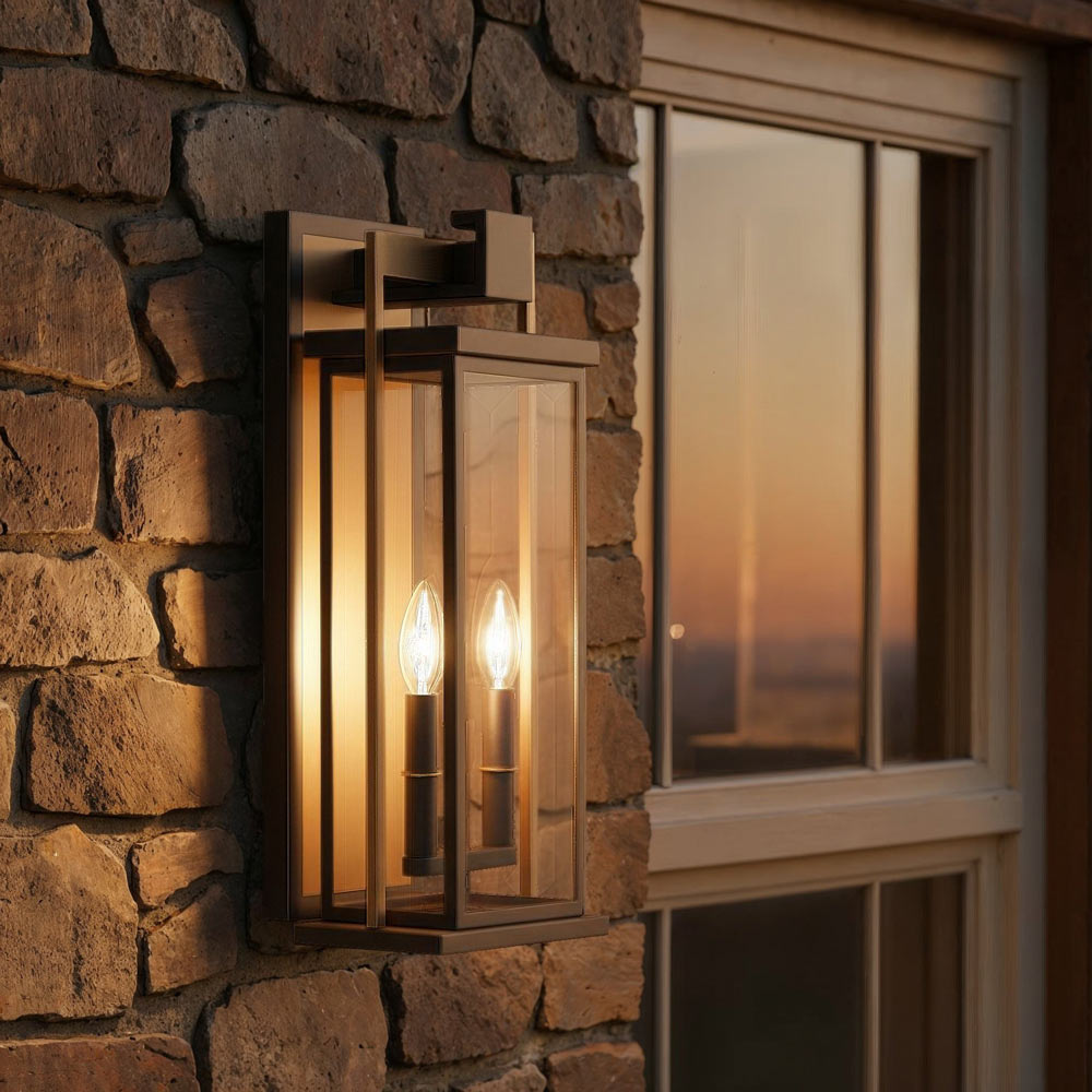 Lendel Outdoor Wall Light in Outside Area.