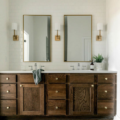 Lloyd Wall Light in bathroom.