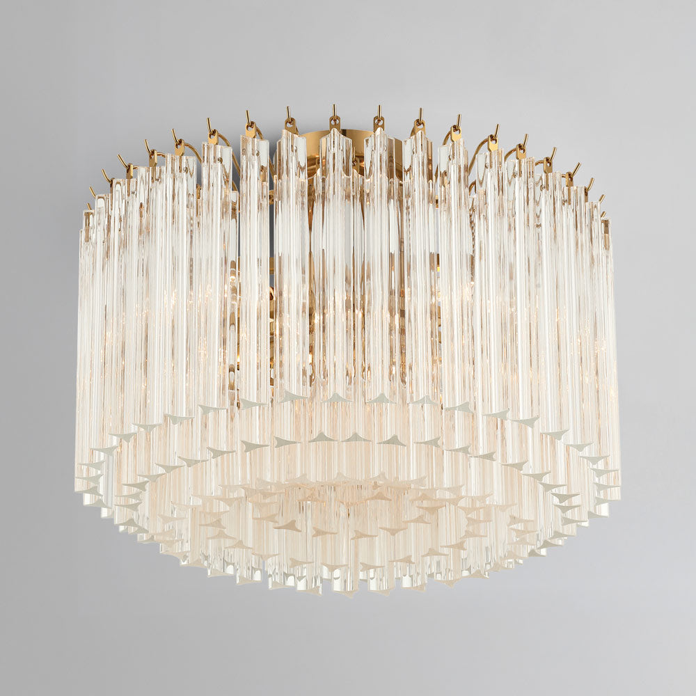 Lofton Semi Flush Mount Ceiling Light in Detail.