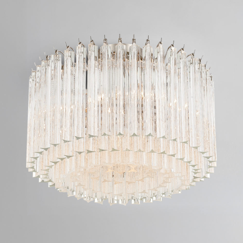 Lofton Semi Flush Mount Ceiling Light in Detail.