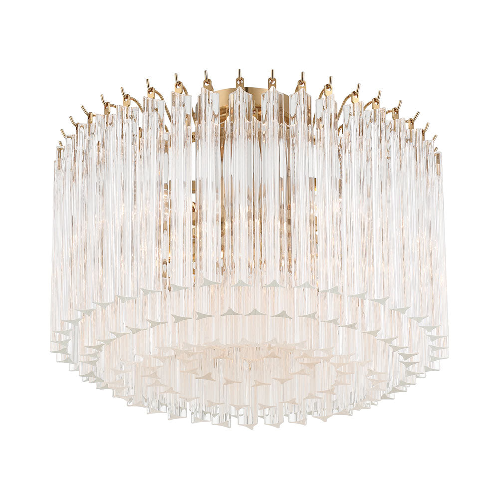 Lofton Semi Flush Mount Ceiling Light in Detail.