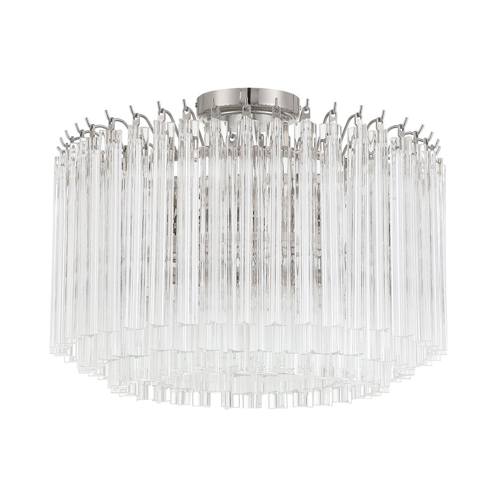 Lofton Semi Flush Mount Ceiling Light in Detail.