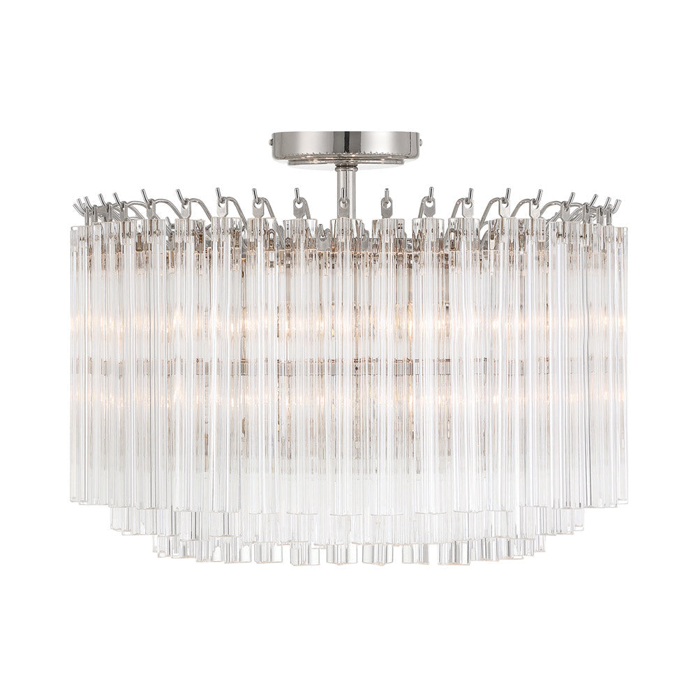 Lofton Semi Flush Mount Ceiling Light in Detail.
