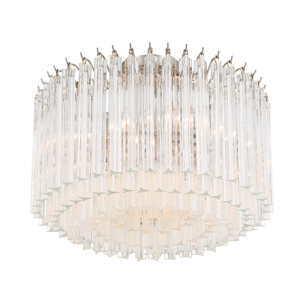 Lofton Semi Flush Mount Ceiling Light in Detail.