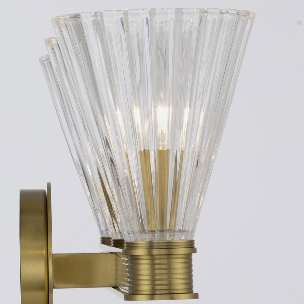 Lotus Cone Bath Vanity Light in Detail.