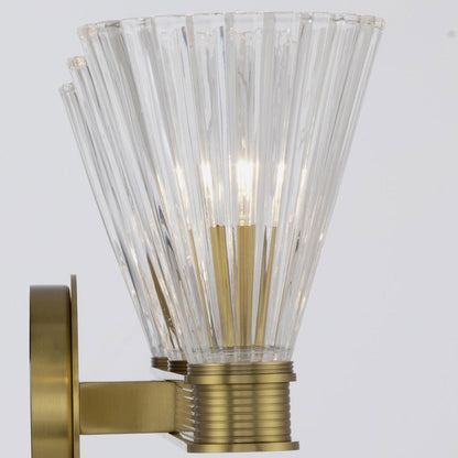 Lotus Cone Bath Vanity Light in Detail.