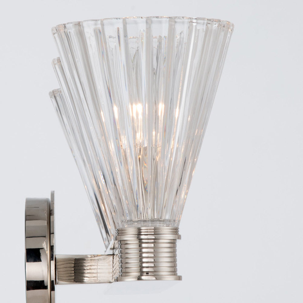 Lotus Cone Bath Vanity Light in Detail.