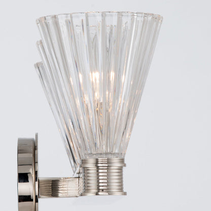 Lotus Cone Bath Vanity Light in Detail.