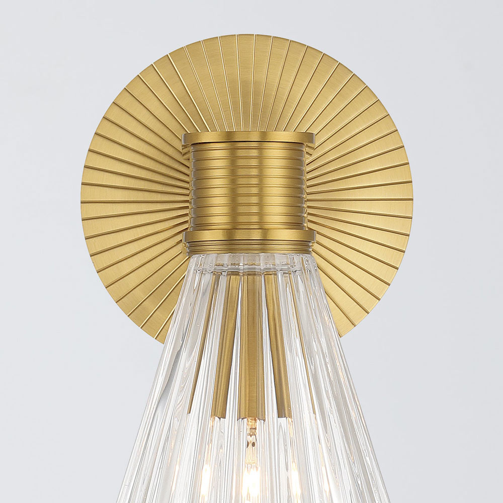 Lotus Cone Wall Light in Detail.