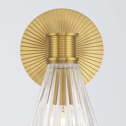 Lotus Cone Wall Light in Detail.