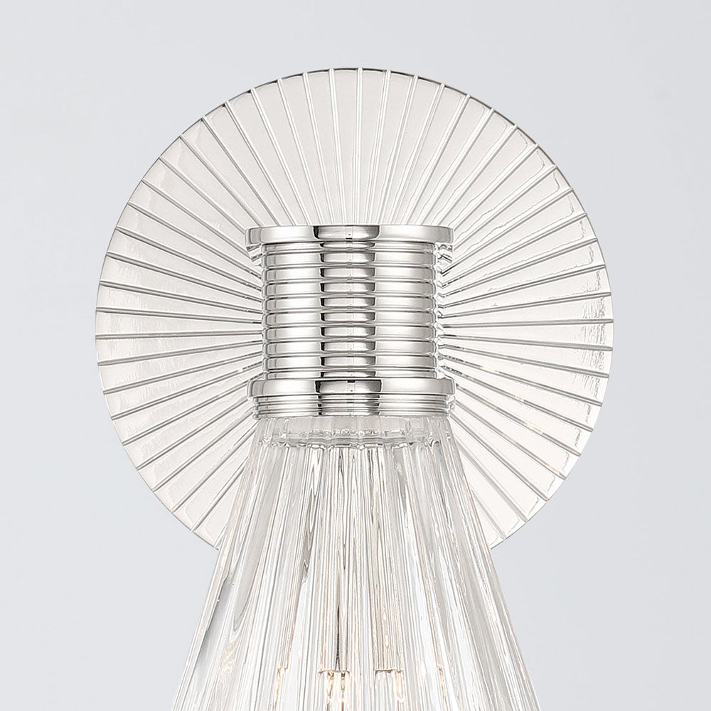 Lotus Cone Wall Light in Detail.