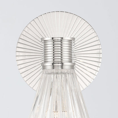 Lotus Cone Wall Light in Detail.