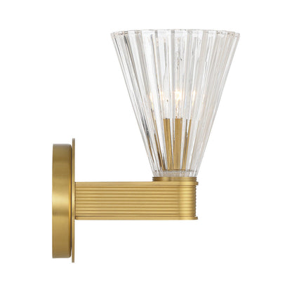 Lotus Cone Wall Light in Detail.