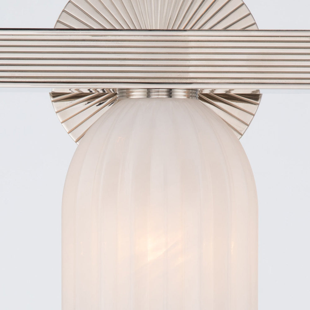 Lotus Cylinder Bath Vanity Light in Detail.