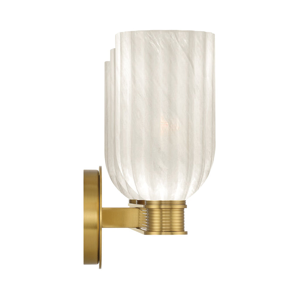 Lotus Cylinder Bath Vanity Light in Detail.