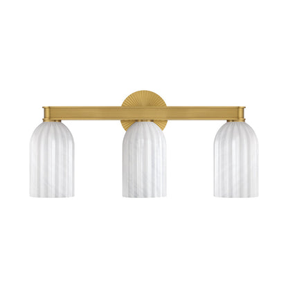 Lotus Cylinder Bath Vanity Light in Detail.