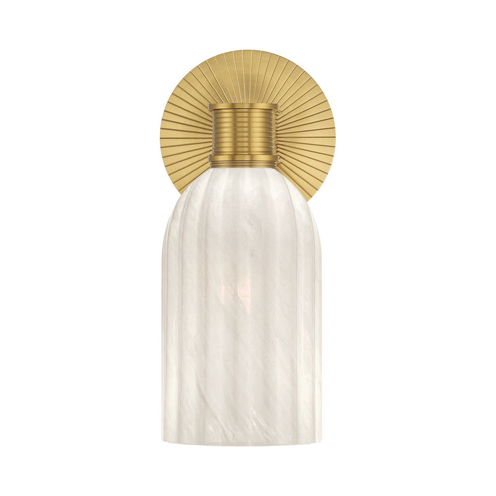 Lotus Cylinder Wall Light in Detail.