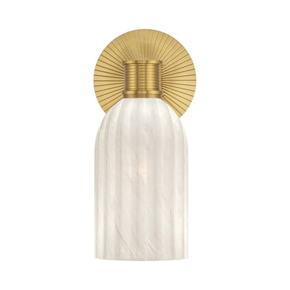 Lotus Cylinder Wall Light in Detail.