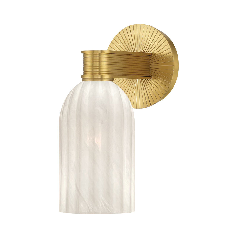 Lotus Cylinder Wall Light in Detail.