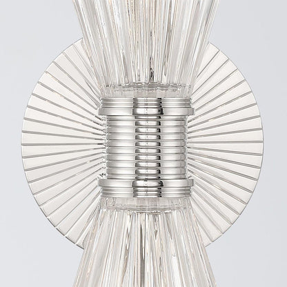 Lotus Double Cone Wall Light in Detail.