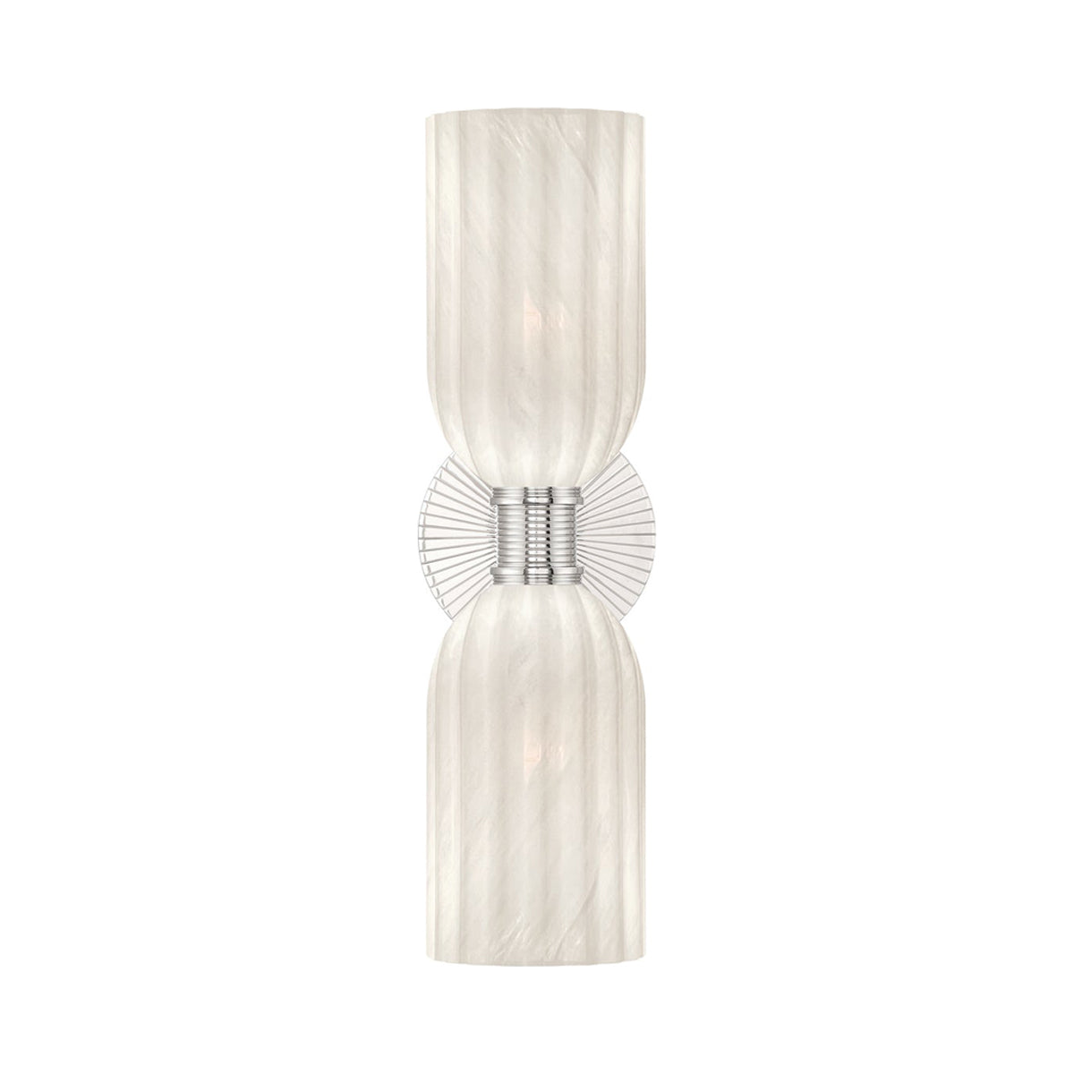Lotus Double Cylinder Wall Light in Detail.