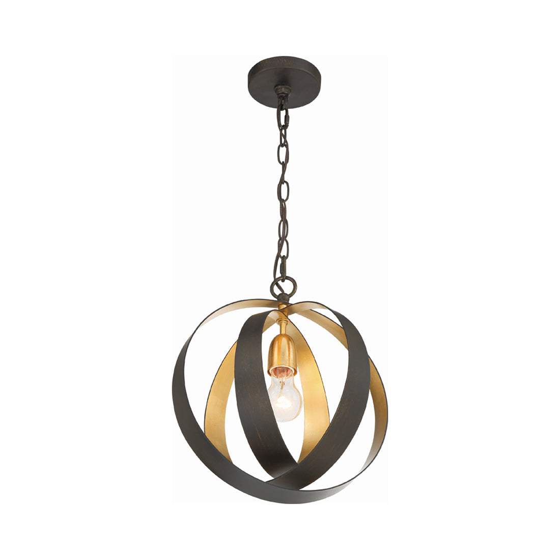 Luna Sphere Chandelier in Detail.