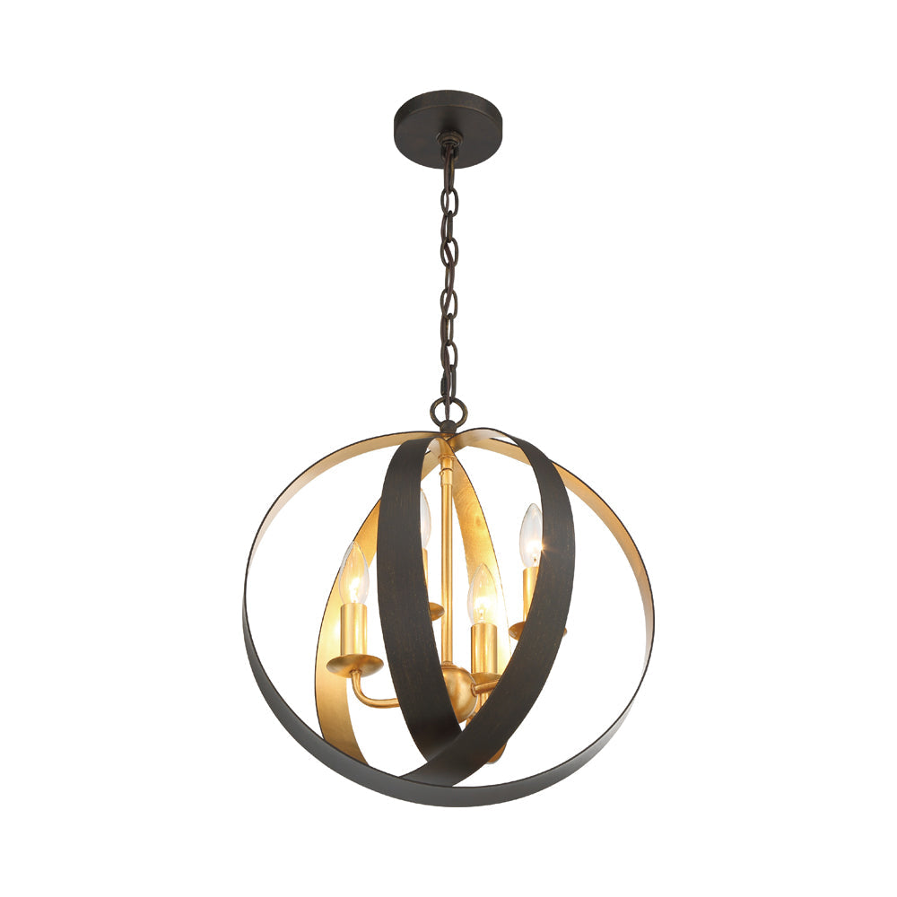 Luna Sphere Chandelier in Detail.