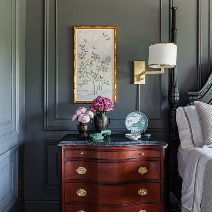 Madison Wall Light in bedroom.