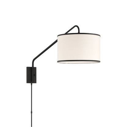Mallory Wall Light in Matte Black.