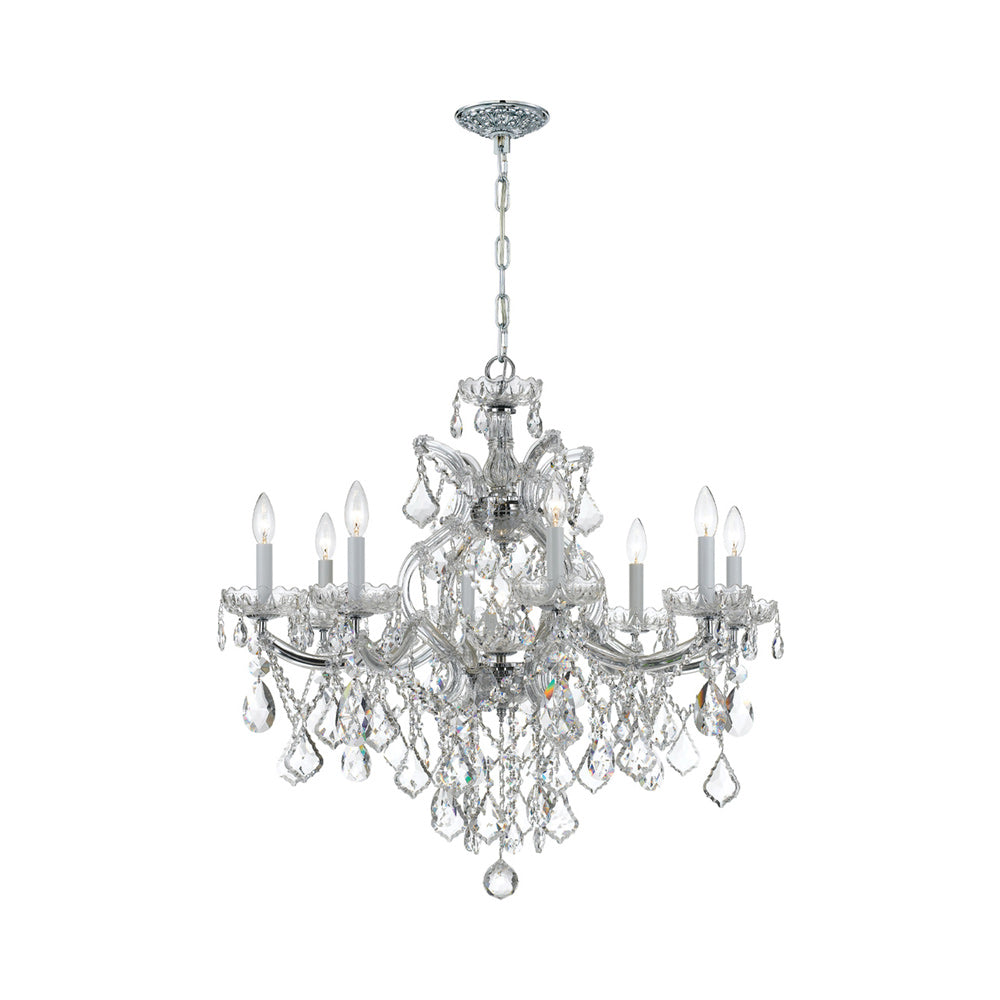 Maria Theresa Chandelier in Polished Chrome (9-Light).