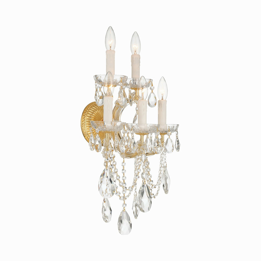 Maria Theresa Crystal Wall Light in Detail.