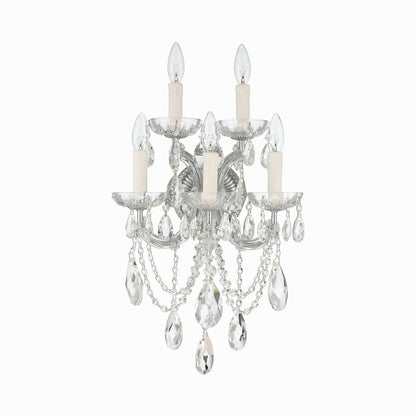 Maria Theresa Crystal Wall Light in Detail.
