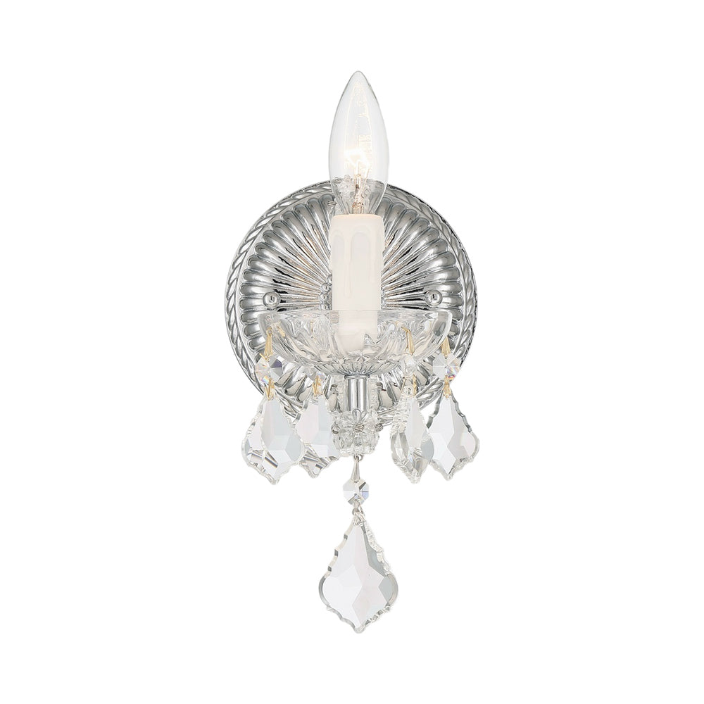 Maria Theresa Wall Light in Polished Chrome (1-Light).